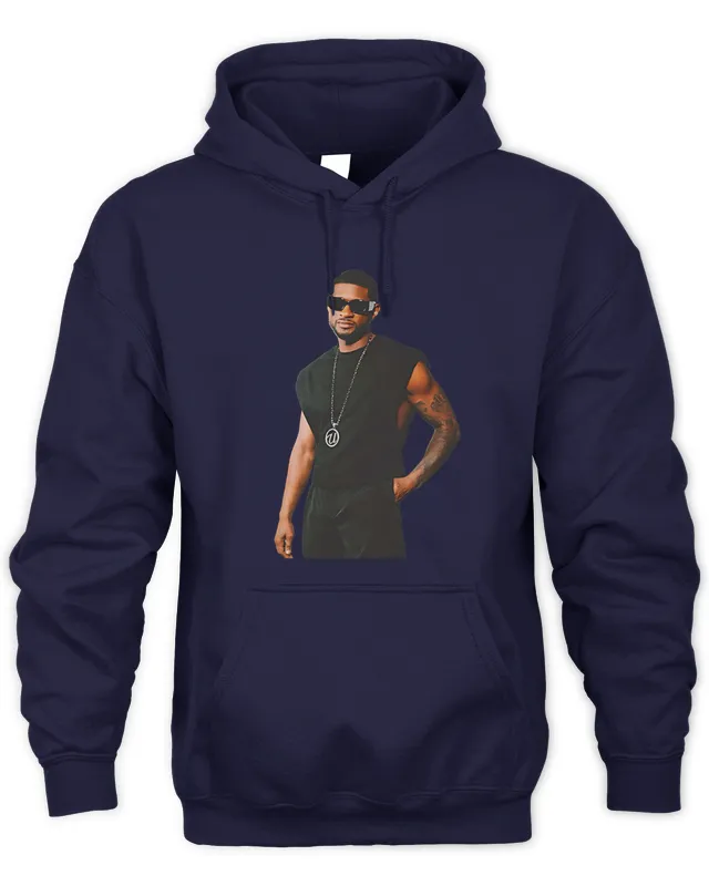Hoodie Shop Usher Merch Usher Photo Cut Out Tour Hoodie