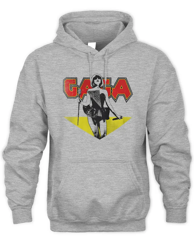 New Hoodie Shop Lady Gaga Merch Metal Oversized Tee