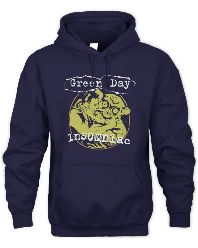 New Hoodie Green Day Merch Free Hugs Insomniac