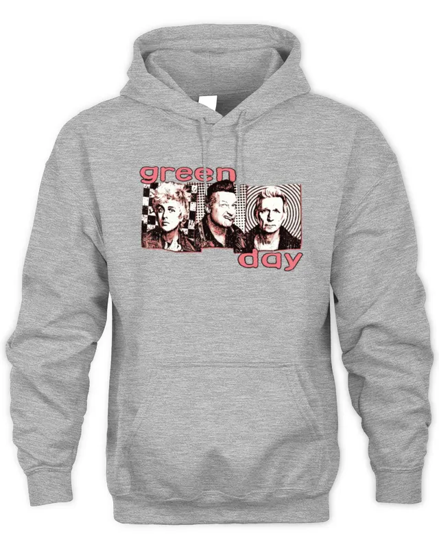 New Hoodie Green Day Band Merch Summer Photo Hoodie