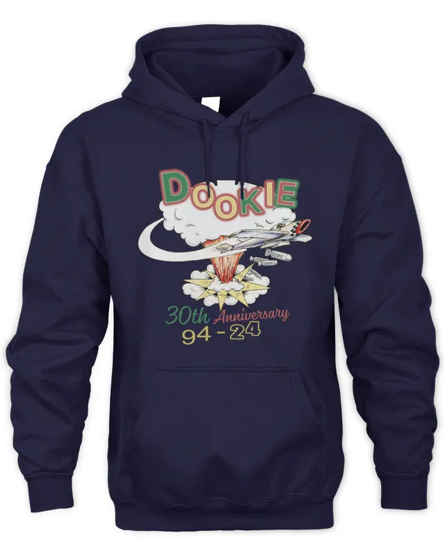 New Hoodie Green Day Merch Dookie 30th Explosion Logo Hoodie