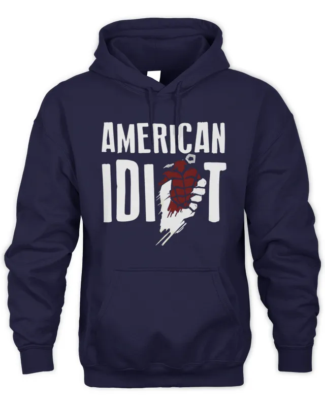 Hoodie Green Day Band Merch American Idiot 
