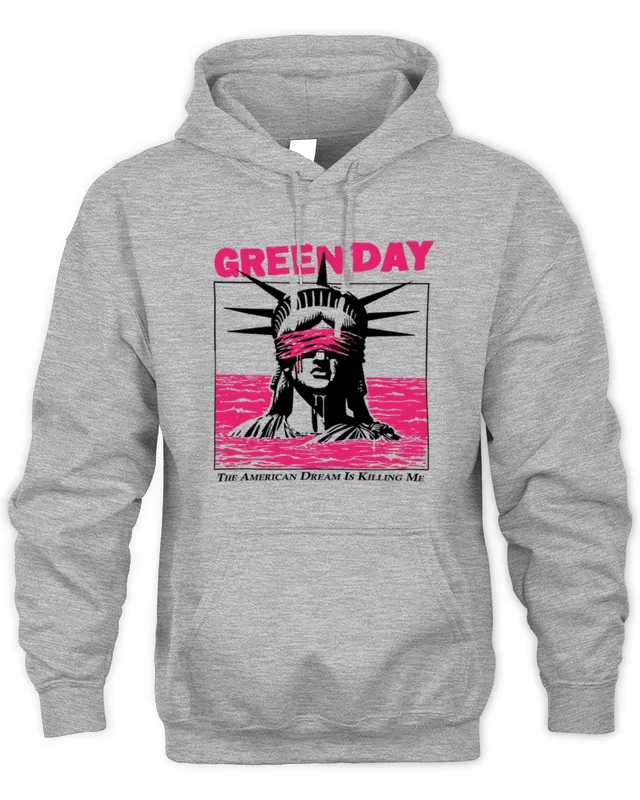 Hoodie Green Day Store Lady Liberty 