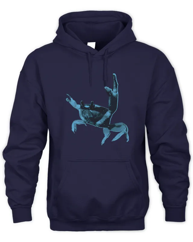 New Hoodie The Prodigy Merch Blue Neon Crab