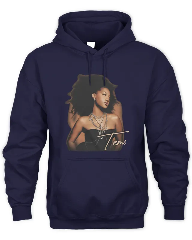 New Hoodie Tems Born In The Wild Tour Merch
