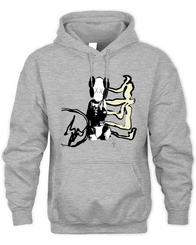 Hoodie Travis Scott Cactus Jack + Kaws For Fragment Tee