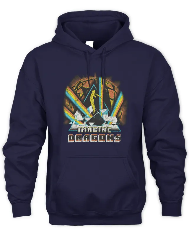 Hoodie Imagine Dragons Merch Store Vintage Graphic 