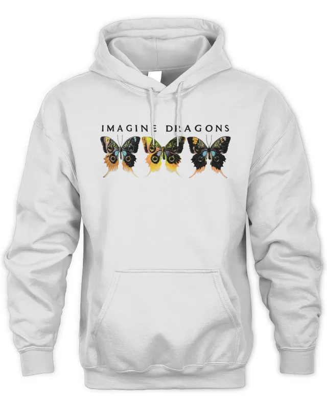 Hoodie Imagine Dragons Official Store Loom Butterfly Hoodie
