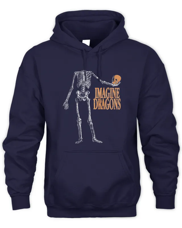 New Hoodie Imagine Dragons Bones Glow Imagine Dragons Merch
