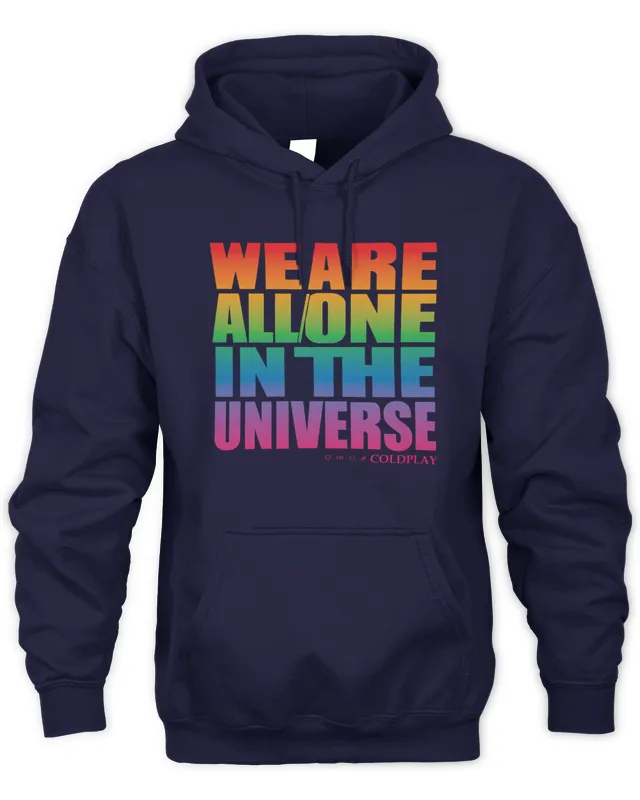 New Hoodie Coldplay World Tour Merch We Are All One In The Universe