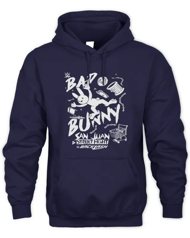 New Hoodie Bad Bunny Merch Wwe San Juan