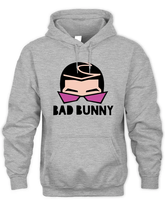 Hoodie Bad Bunny Merch Bad Bunny Face 