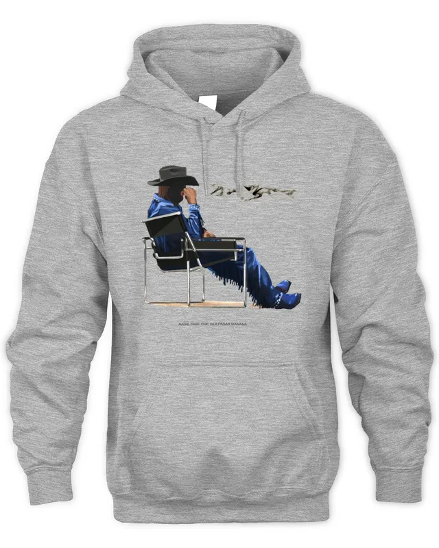 New Hoodie nadiesabeloquevaapasarmanana.com Merch Bad Bunny Sitting Cowboy Nadie Sabe Bad Bunny Merch