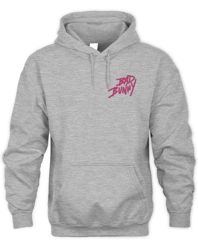 New Hoodie Bad Bunny Most Wanted Tour Merch