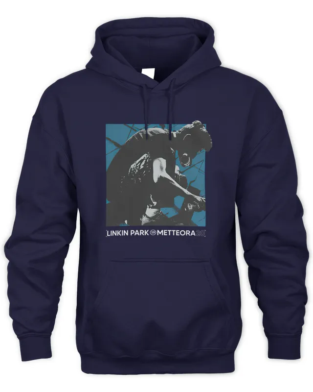 Hoodie Spray Box Washed Linkin Park Black Unisex