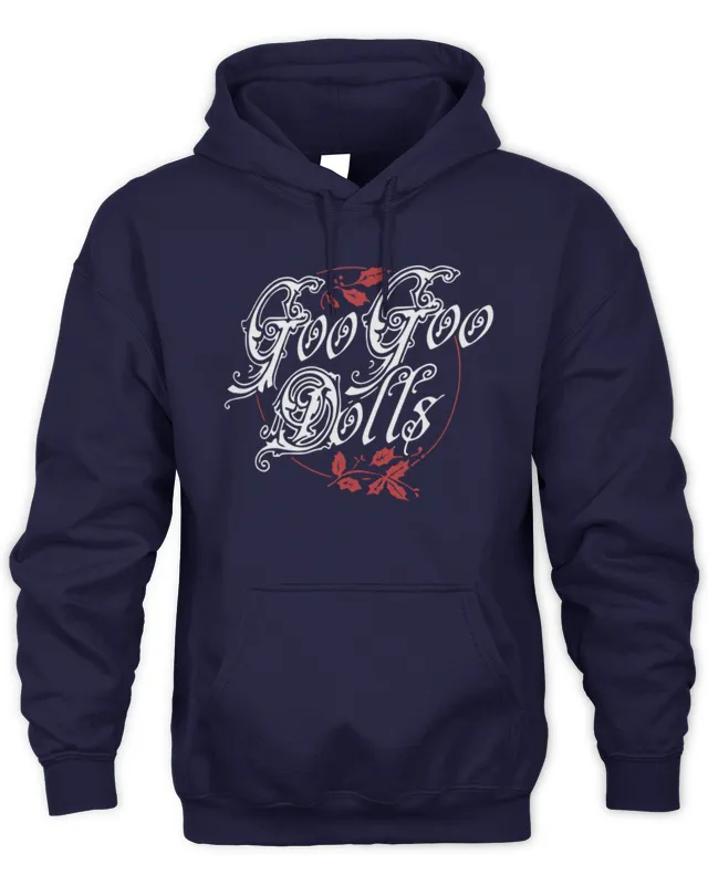 Hoodie Goo Goo Dolls Band Merch Winter Script Hoodie
