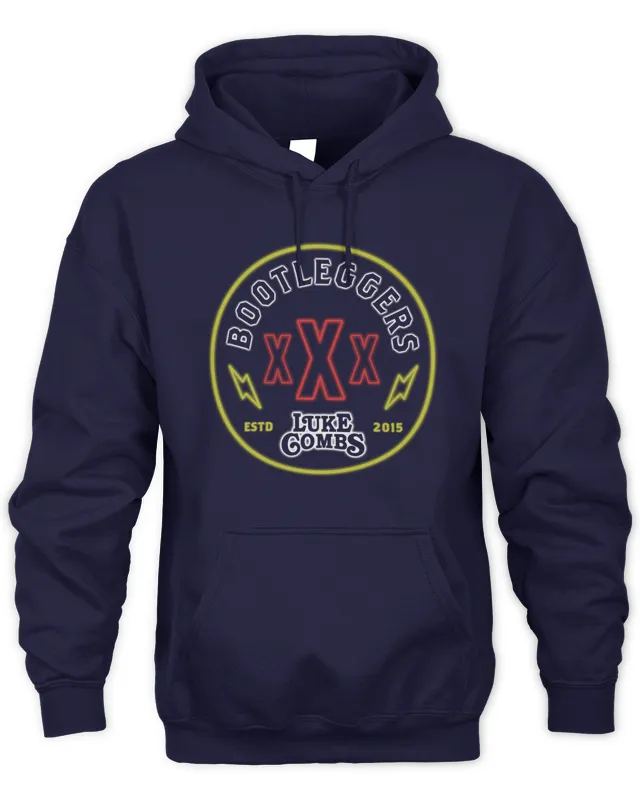 New Hoodie Official Luke Combs Merch Bootleggers Logo