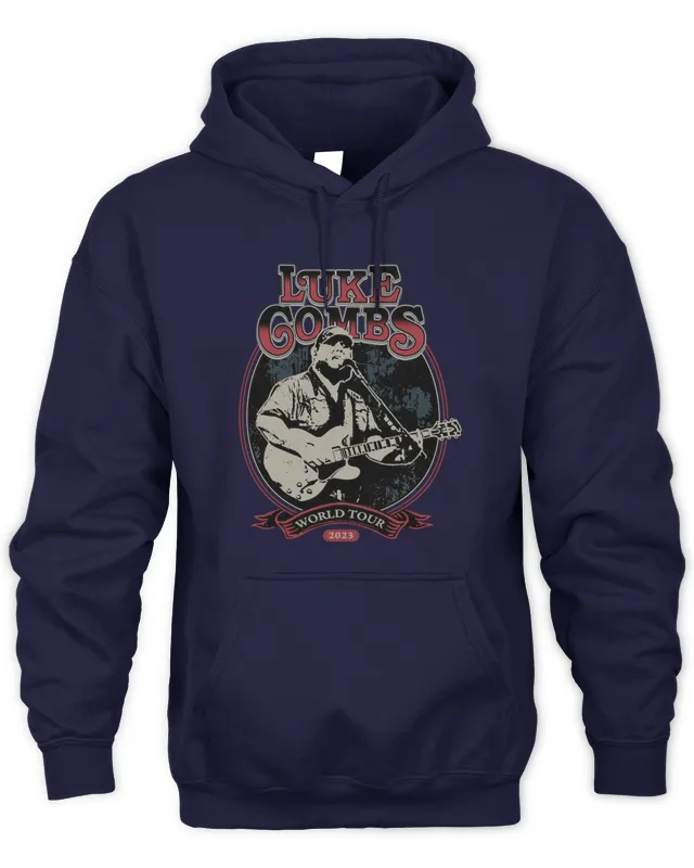 New Hoodie Luke Combs Merch World Tour Photo