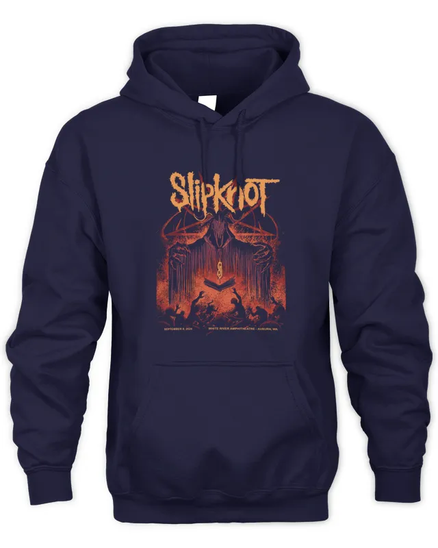 New Hoodie Official Slipknot Band Merch 25th Anniversary Tour Auburn