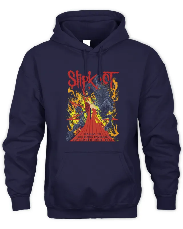 New Hoodie Official Slipknot Merch Store Tour Dallas Tee