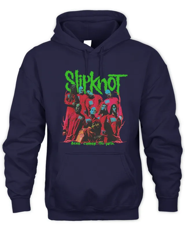 Hoodie Slipknot Official Merch Slipknot 25th Anniversary Tour Here Comes The Pain 