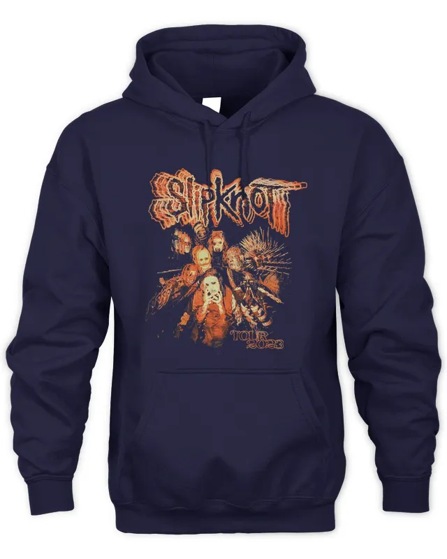 New Hoodie Slipknot Repeat Glitch Slipknot Merch Tour