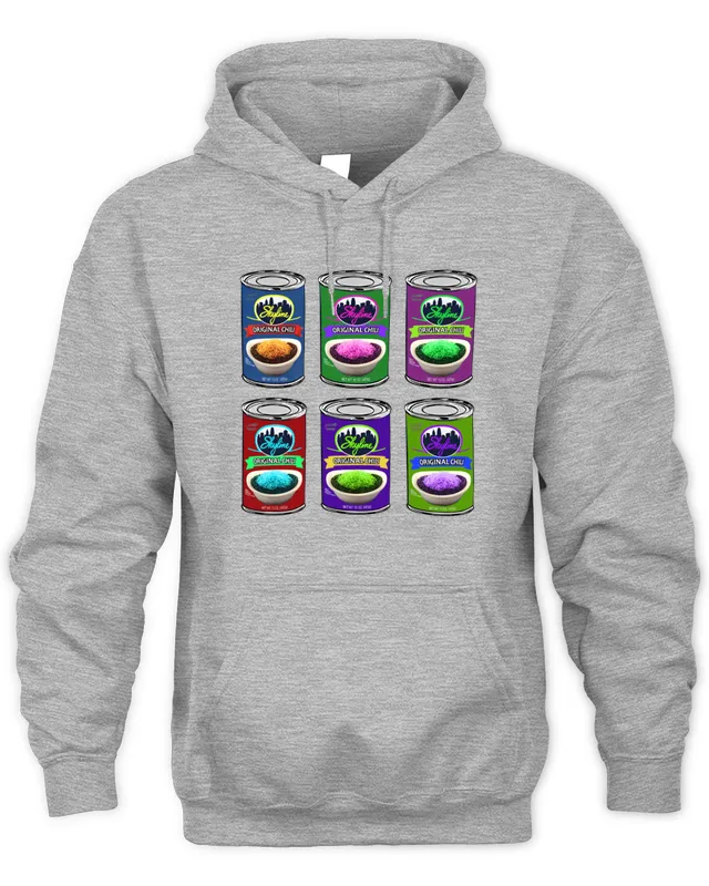 New Hoodie Cincy s X Skyline Chili Warhol Cans