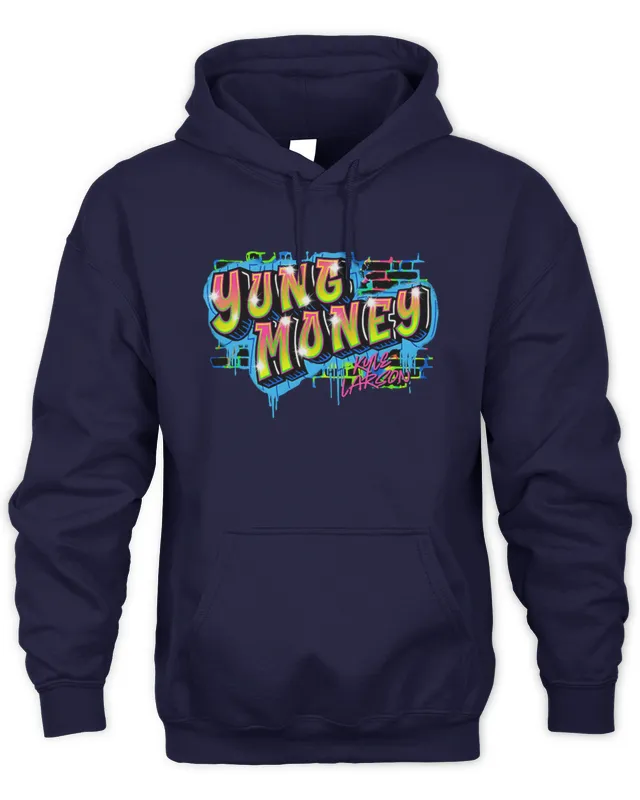 New Hoodie Kyle Larson Merch Yung Money 57 ELK Grove CA Tee Black