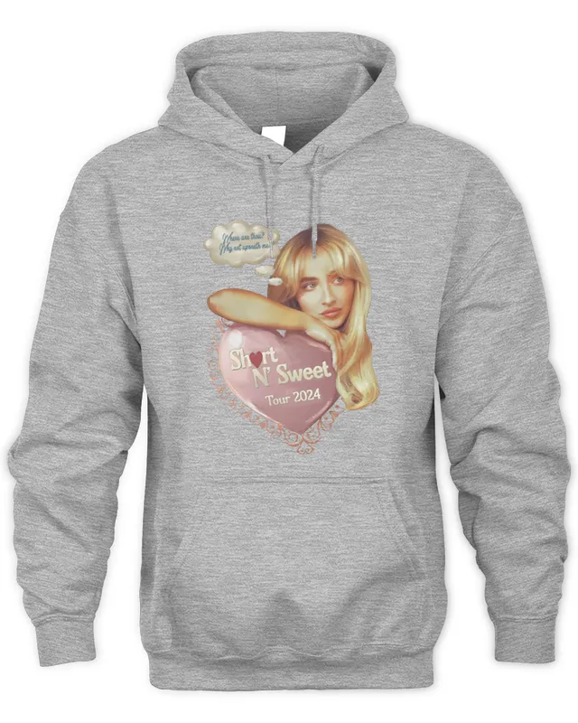 Hoodie Sabrina Carpenter Short N' Sweet Tour Where Are Thou 
