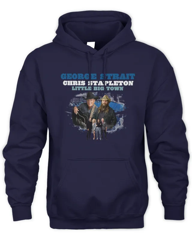 New Hoodie George Strait & Chris Stapleton Stadium Shows Merch