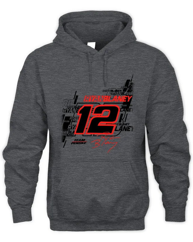 Hoodie Ryan Blaney Merch Team Penske Lifestyle Signature 2025 