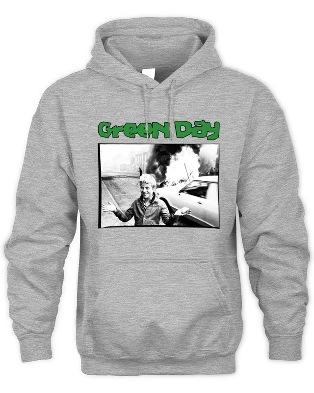 Hoodie Green Day Merch Saviors Throwback Tour 