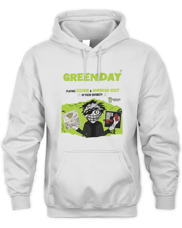 Hoodie Green Day The Saviors Tour Playing Dookie And American Idiot In Their Entirety All Over Print Tee