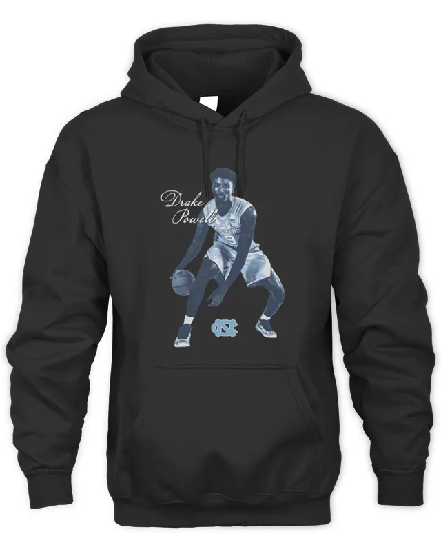New Hoodie Drake Powell North Carolina Basketball Photo