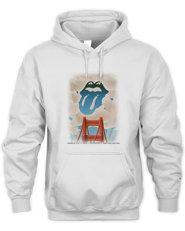 Hoodie The Rolling Stones Shop The Show At Levi Stadium On July 17 Golden Gate Bridge Artwork Santa Clara, Ca Tee