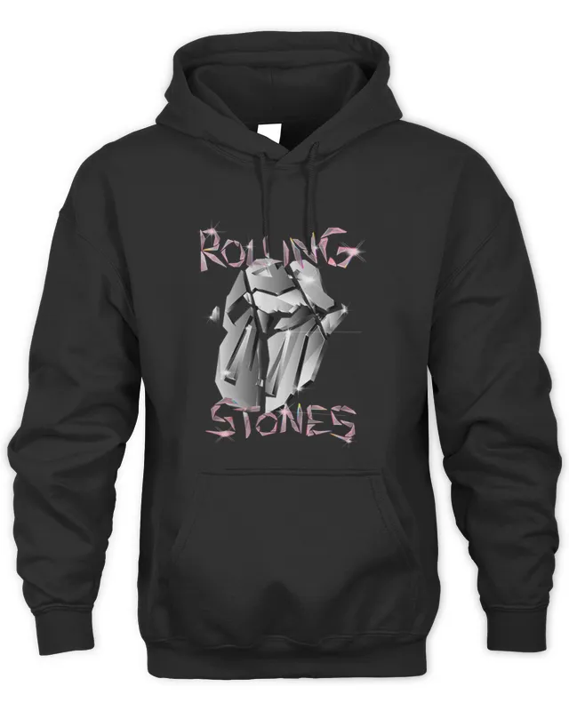 New Hoodie The Rolling Stones Glass Tongue Be Clothing