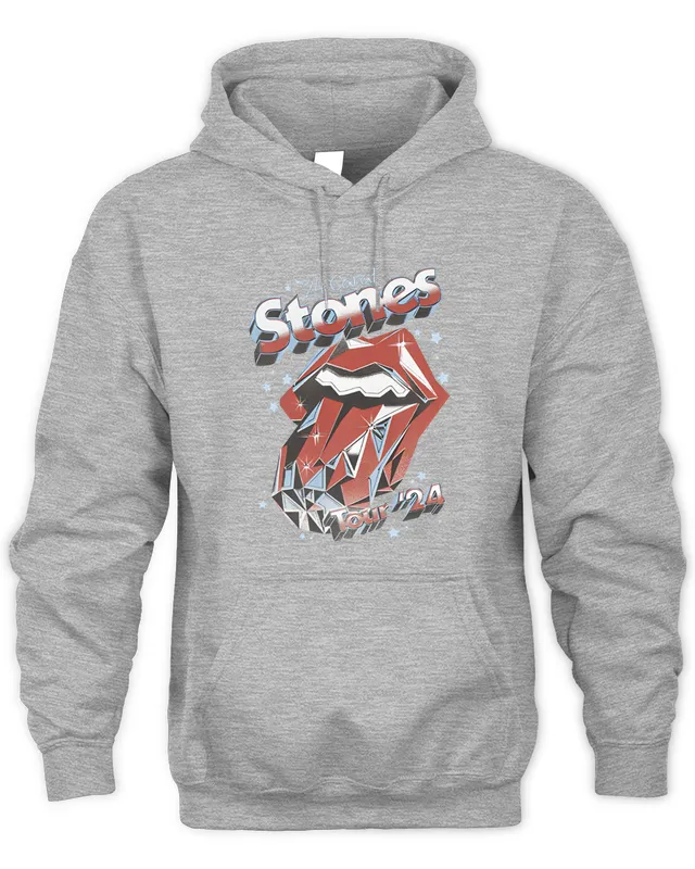 New Hoodie The Rolling Stones No. 9 X 24 Carat Stones Tour Tee