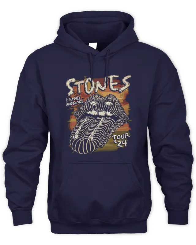 New Hoodie The Rolling Stones Tour ’24 Ridgedale, Mo July 21 Thunder Ridge Nature Arena Tee