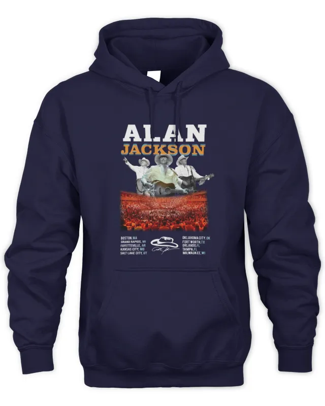 Hoodie Alan Jackson Concert Venues Of USA 