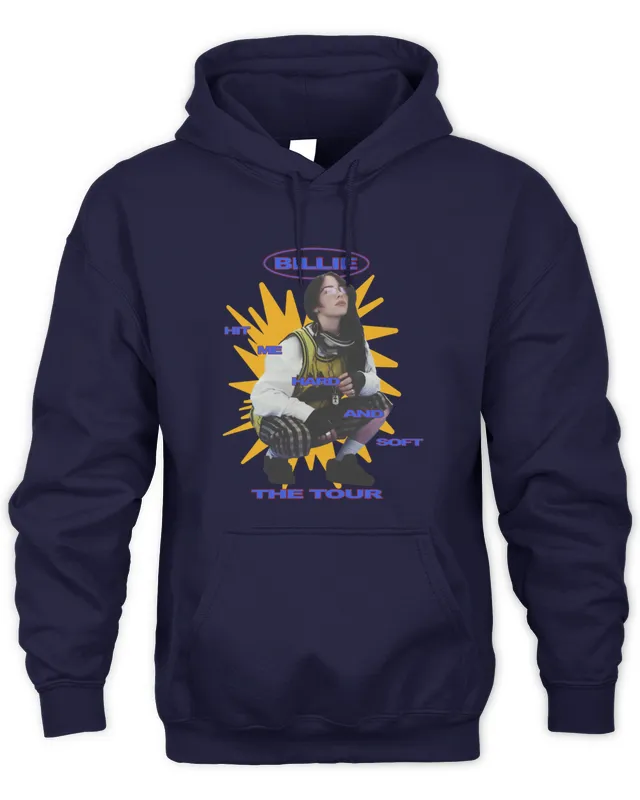 New Hoodie Hit Me Hard And Soft World Tour Hoodie Billie Eilish Clothing