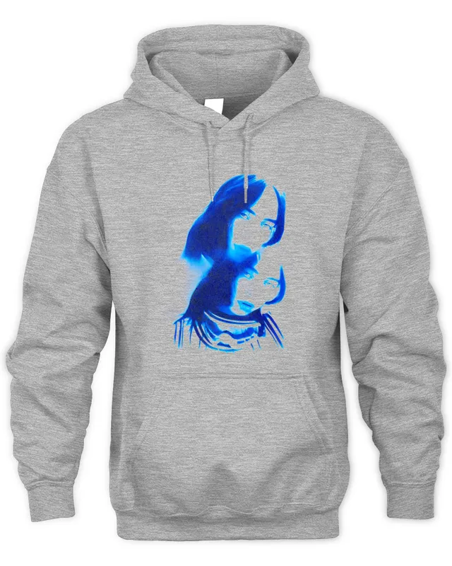 Hoodie Billie Eilish Merch Billie Photo Tour White