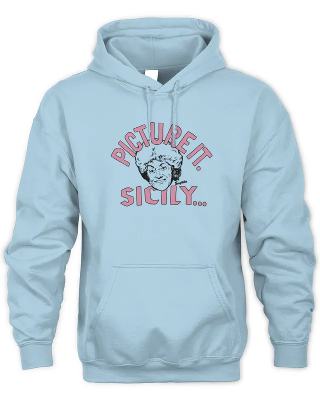 Hoodie Homage The Golden Girls Picture It Tee Blue