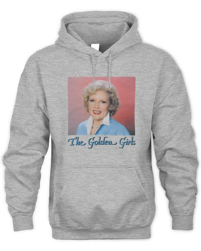 Hoodie The Golden Girls Rose Photo Homage White