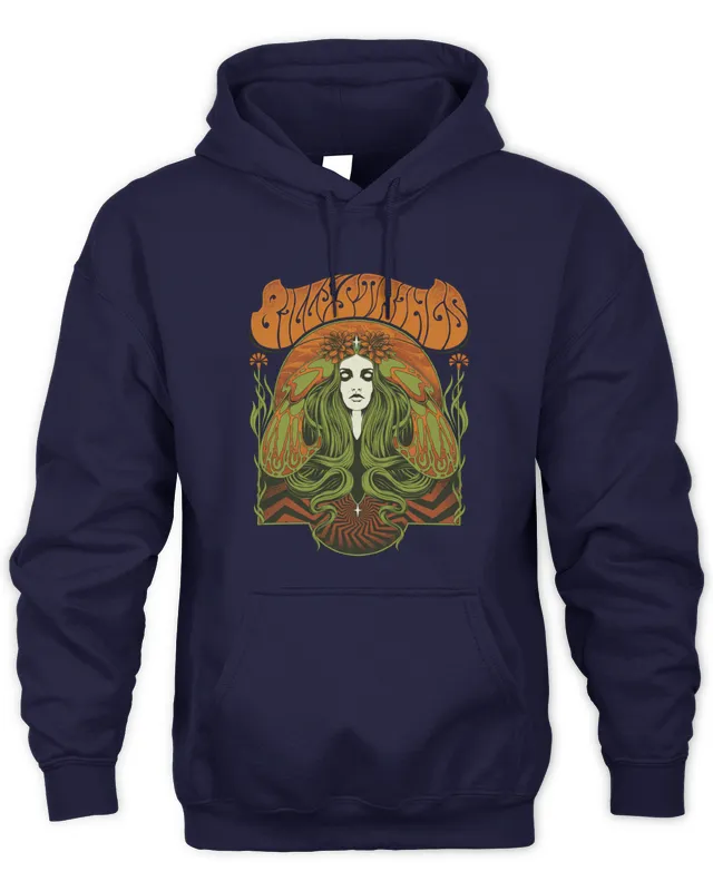 Hoodie Billy Strings Merch Moth Woman With Dates Simon Berndt