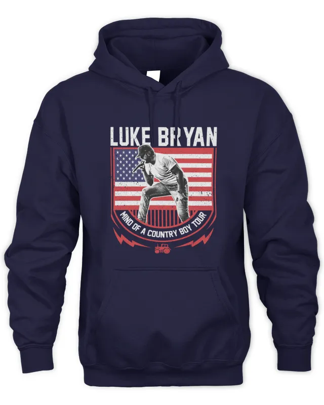 Hoodie Mind Of A Country Boy Tour Luke Bryan Official Clothing