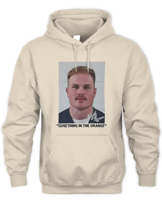 Hoodie Official Zach Bryan Mugshot Something In The Orange 