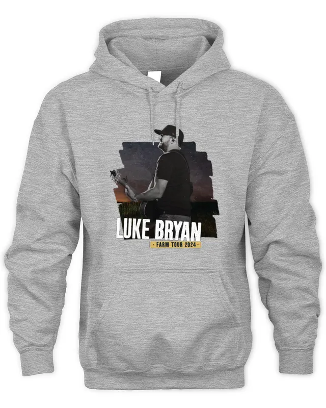 Hoodie Luke Bryan Merch Farm Tour Official Tee