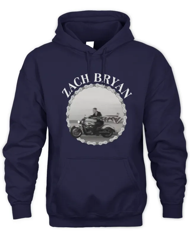 Hoodie Zach Bryan Merch Zb Motorcycle Hoodie Swea