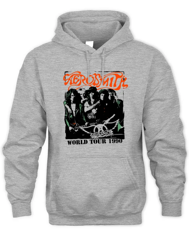 Hoodie Aerosmith Merch Store Pump World Tour 1990 
