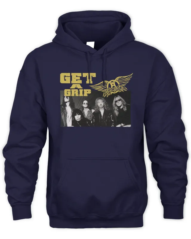 New Hoodie Aerosmith Merch Get A Grip Hoodie